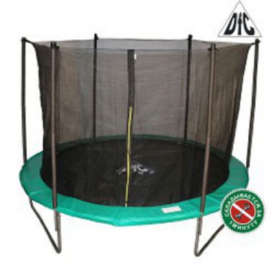 Батут с сеткой DFC JUMP Green 14ft (427 см)