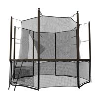 Батут с сеткой Unix Line 10 FT Inside Black&Brown (305 см)