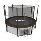 Батут с сеткой Unix Line 8 FT Inside Black&Brown (244 см)