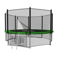 Батут с сеткой UNIX line 14 ft outside Green (427 см)