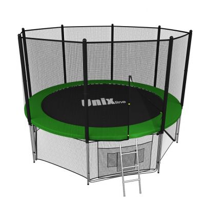 Батут с сеткой Unix Line 10 FT outside Green (305 см)