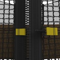 Батут с сеткой Unix Line 10 FT outside Black&Brown (305 см)