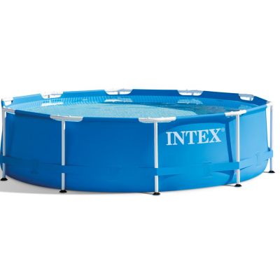Бассейн каркасный круглый Intex Metal Frame 28200
