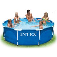 Бассейн каркасный круглый Intex Metal Frame 28200