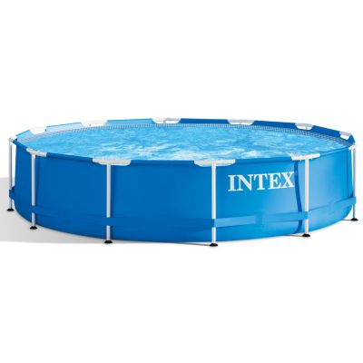 Бассейн каркасный круглый Intex Metal Frame 28210