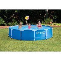 Бассейн каркасный круглый Intex Metal Frame 28210